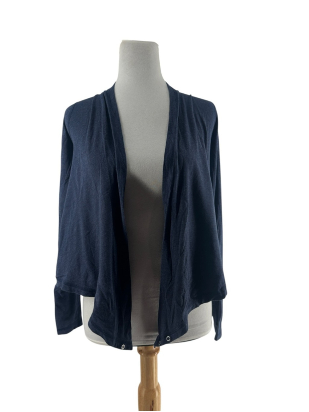Ivivva wrap cover up knot blue Contrast Stitching comfort dance gymnastics sz 8 - Picture 2 of 9